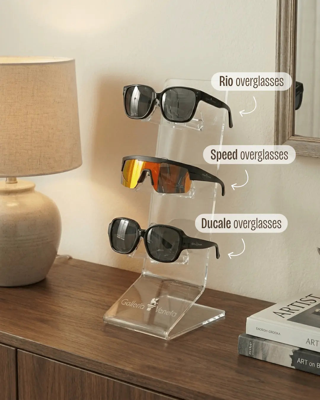 goggles stand Acrylic display stand